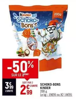 Kinder - Schoko-bons offre à 3,99€ sur Casino Shop