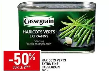 Cassegrain - Haricots Verts Extra-fins offre sur Casino Shop