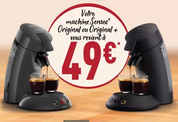 Philips - Votre Machine Senseo Original Ou Original + Vous Révent offre à 49€ sur MDA