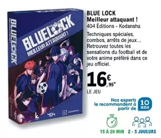 Blue Lock offre à 16,95€ sur E.Leclerc Espace Culturel