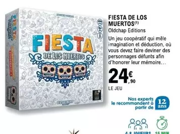 Fiesta De Los Muertos offre à 24,9€ sur E.Leclerc Espace Culturel