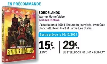 Borderlands offre à 15,99€ sur E.Leclerc Espace Culturel