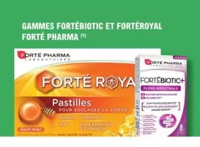 Gammes Fortebiotic Et Fortéroxyal Forte Pharma offre sur E.Leclerc Parapharmacie