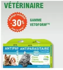 Vetoform - Gamme offre sur E.Leclerc Parapharmacie