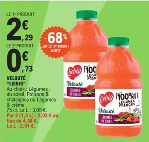 Liebig - Velouté offre à 2,29€ sur E.Leclerc