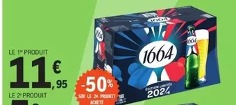 Le 2''Produit offre à 11,95€ sur E.Leclerc