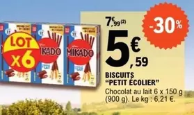 Lu - Biscuits Petit Ecolier offre à 5,59€ sur E.Leclerc Express