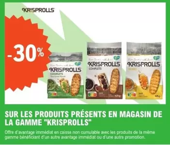 Krisprolls - Sur Les Produits Présents En Magasin De La Gamme offre sur E.Leclerc Express