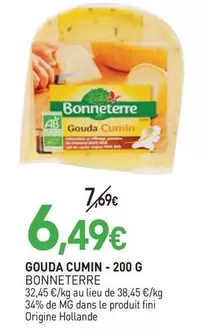 Fini - Gouda Cumin offre à 6,49€ sur NaturéO