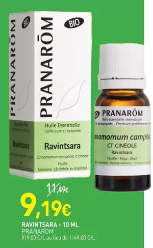 Pranaram - Ravinitera offre à 9,19€ sur NaturéO