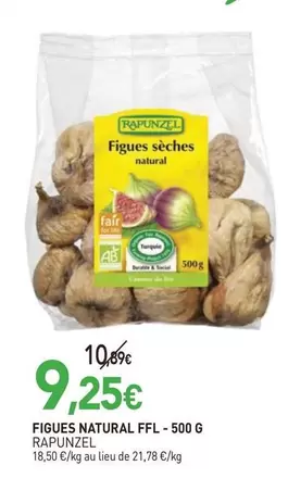 Rapunzel - Figues Natural Ffl offre à 9,25€ sur NaturéO