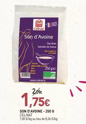 Celnat - Son D'avoine offre à 1,75€ sur NaturéO