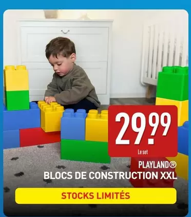 Playland - Blocs De Construction XXL offre à 29,99€ sur Aldi