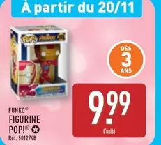 Funko - Figurine Pop! offre à 9,99€ sur Aldi