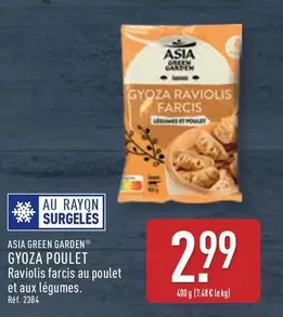 Asia Green Garden - Gyoza Poulet offre à 2,99€ sur Aldi