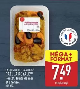 La Cusine Des Saveurs - Paella Royale offre à 7,49€ sur Aldi