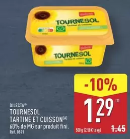 Dilecta - Tournesol Tartine Et Cuisson offre à 1,29€ sur Aldi