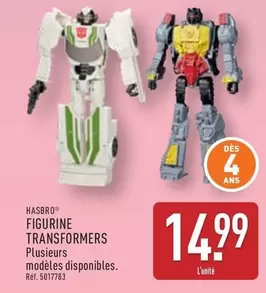 Hasbro - Figurine Transformers offre à 14,99€ sur Aldi