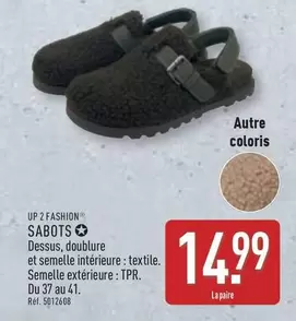 Up2fashion - Sabots offre à 14,99€ sur Aldi