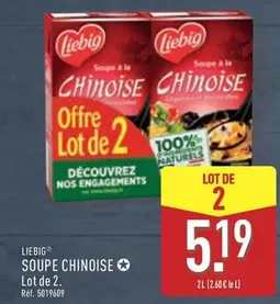 Liebig - Soupe Chinoise offre à 5,19€ sur Aldi