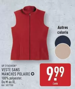 Up2fashion - Veste Sans Manches Polaire offre à 9,99€ sur Aldi