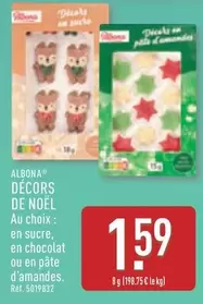 Albona - Decors De Noel offre à 1,59€ sur Aldi