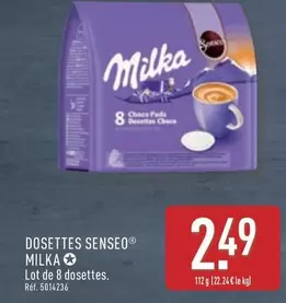 Milka - Dosettes Senseo offre à 2,49€ sur Aldi