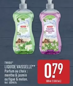 Twido - Liquide Vaisselle offre à 0,79€ sur Aldi