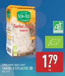 Simplement Bon Et Bio - Farine D'Epeautre offre à 1,79€ sur Aldi