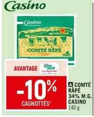 Casino - Comté Râpé offre sur Spar Supermarché