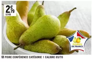 Poire Conférence Categorie 1 Calibre offre à 2,79€ sur Spar Supermarché