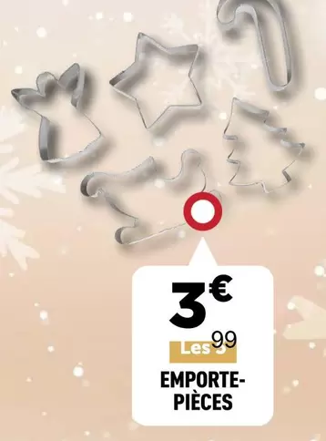 Emporte-pieces offre à 3€ sur Centrakor