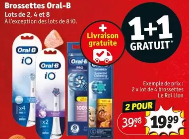 Oral-B - Brossettes offre à 19,99€ sur Kruidvat