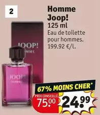 Homme offre à 24,99€ sur Kruidvat