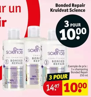 Boni - Kruidvat Science offre à 10€ sur Kruidvat