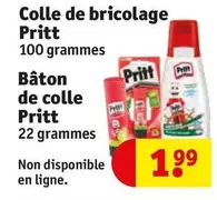 Pritt - Colle De Bricolage offre à 1,99€ sur Kruidvat