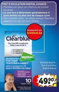 Clérblue offre à 9,9€ sur Kruidvat