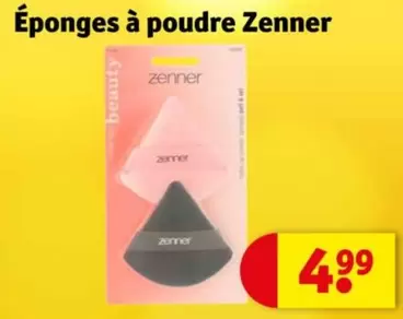 Éponges à poudre Zenner offre à 4,99€ sur Kruidvat