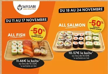 Wasabi - La Botte offre à 11,66€ sur Intermarché