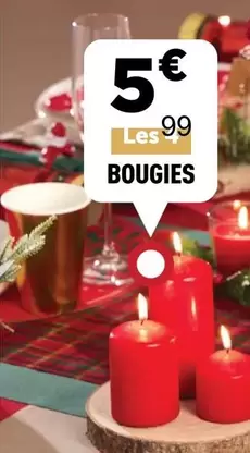 Bougies offre à 5€ sur Zoé Confetti