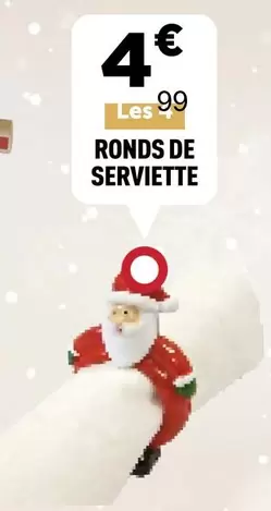 Ronds De Serviette offre à 4€ sur Zoé Confetti