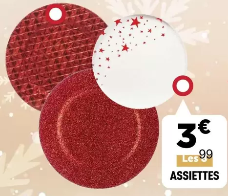 Assiettes offre à 3€ sur Zoé Confetti