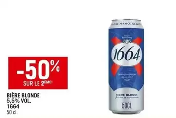 1664 - Bière Blonde 5.5% Vol. offre sur Petit Casino