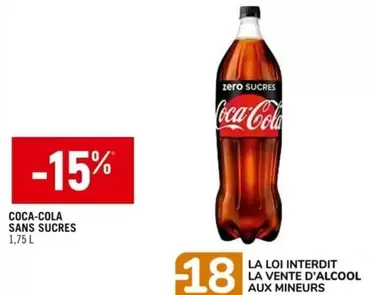 Coca cola - Sans Sucres offre sur Petit Casino