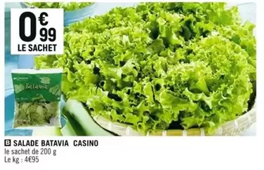 Casino - Salade Batavia offre à 0,99€ sur Petit Casino