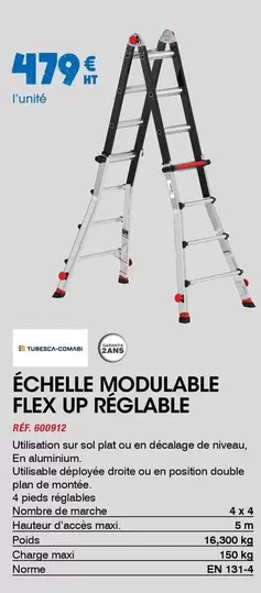 Echelle Modulable Flex Up Réglable offre à 479€ sur Master Pro