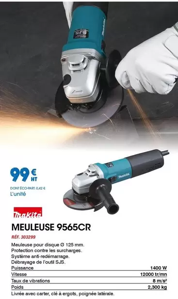 Meuleuse 9565cr offre à 99€ sur Master Pro