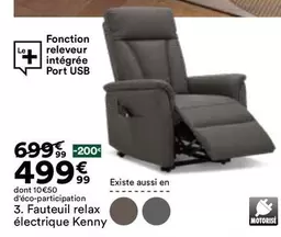 Fauteuil Relax Électrique offre à 499,99€ sur BUT