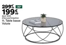 Table Basse Volute offre à 199,99€ sur BUT