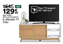 Meuble Tv Cléo offre à 129,99€ sur BUT